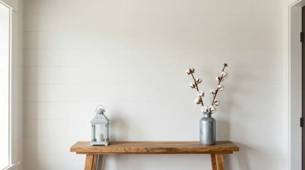 Shiplap Accent Wall That Sets the Tone