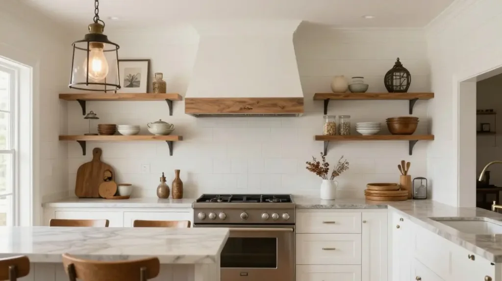 Shiplap Kitchen Walls for Classic Farmhouse Charm