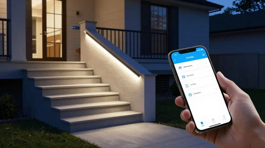 Smart Outdoor Lights with App Control