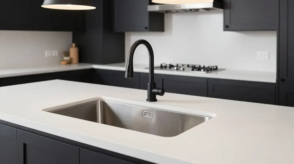 Stainless steel for a modern farmhouse look