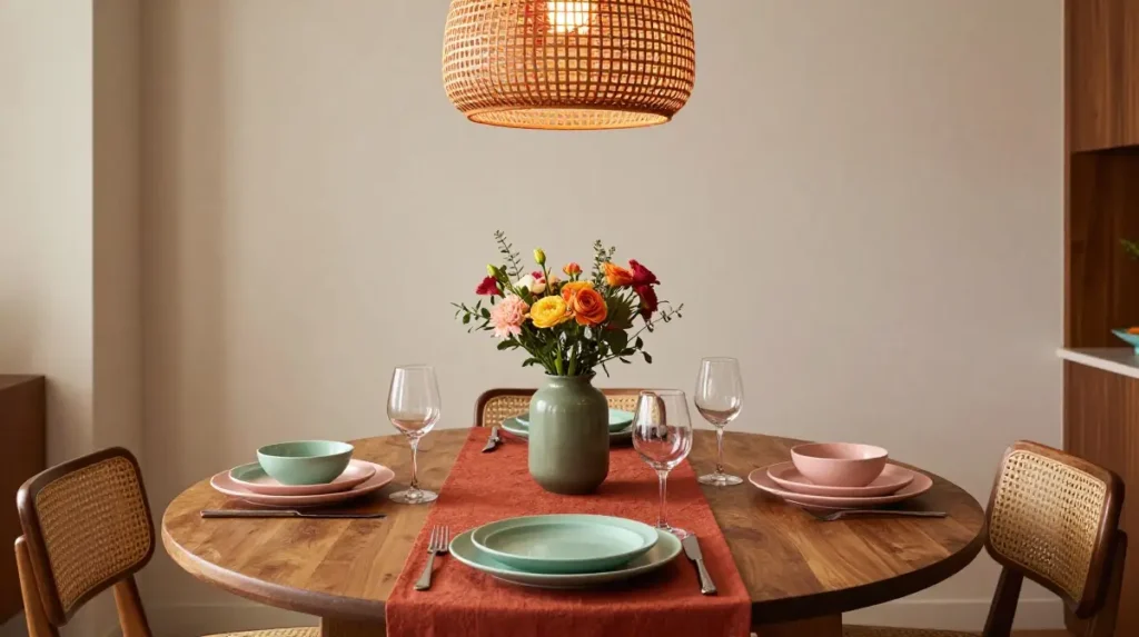 Style Your Dining Room With a Vibrant, Layered Table Setting