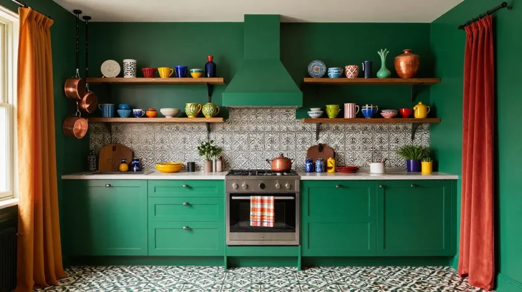 Style a Maximalist Colorful Kitchen