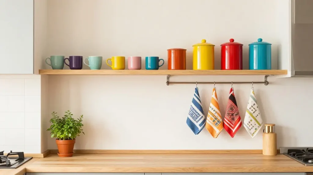 Style a Vibrant Kitchen With Small Colorful Accessories