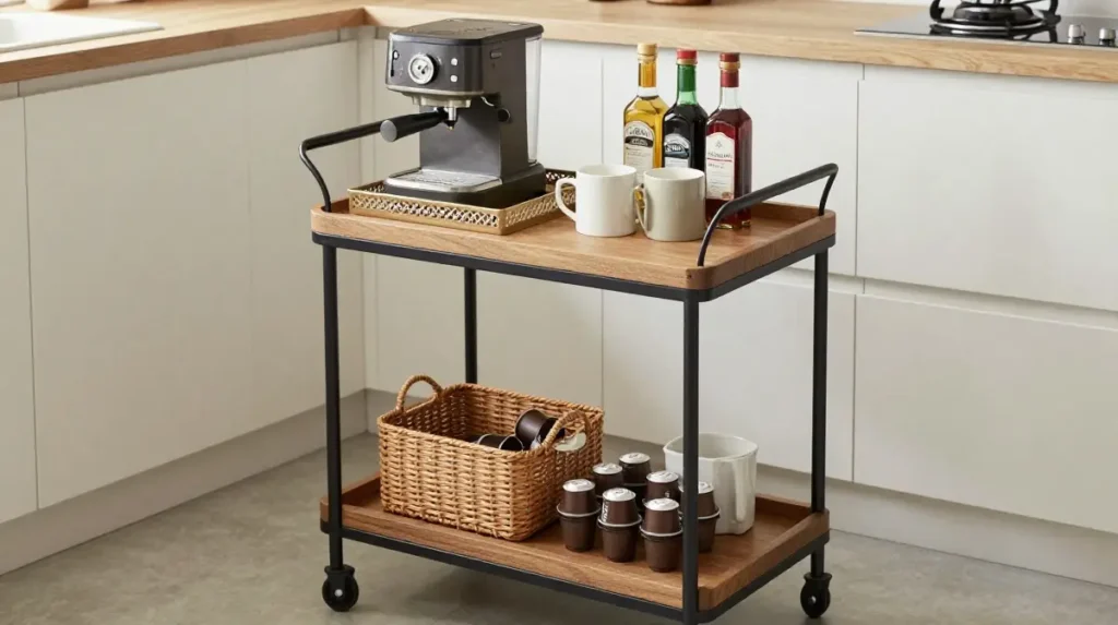 The Bar Cart Coffee Setup