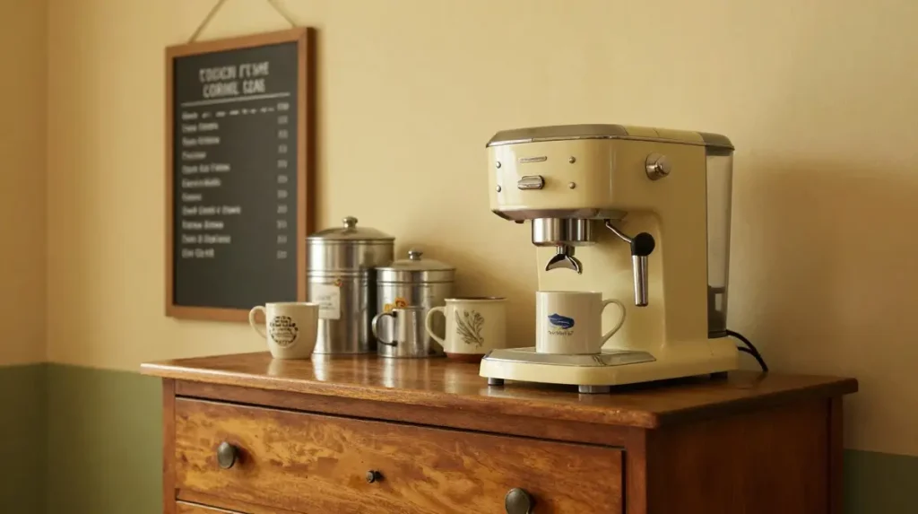 The Vintage Coffee Bar Design