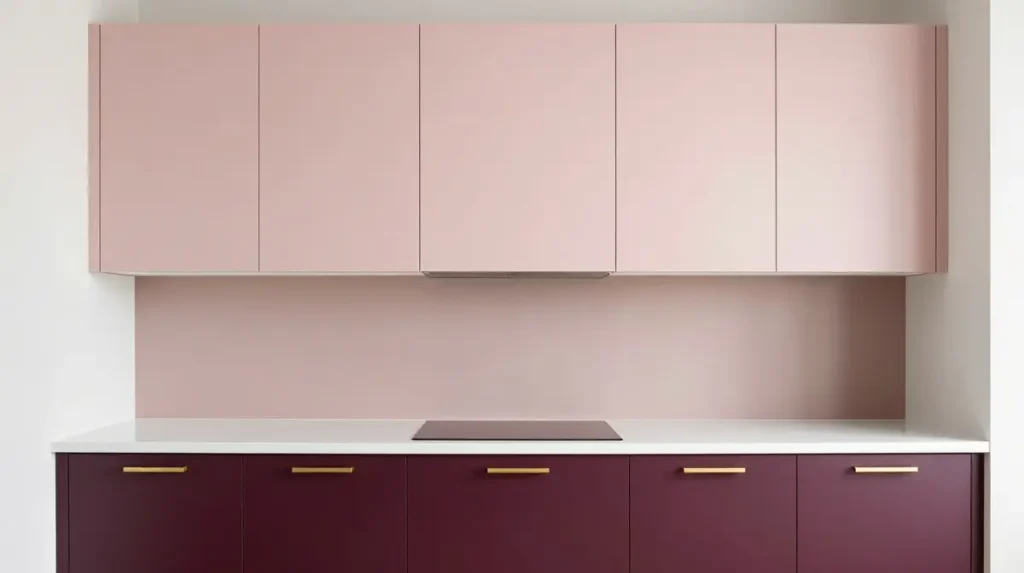 Try Color Blocking on Cabinet Doors