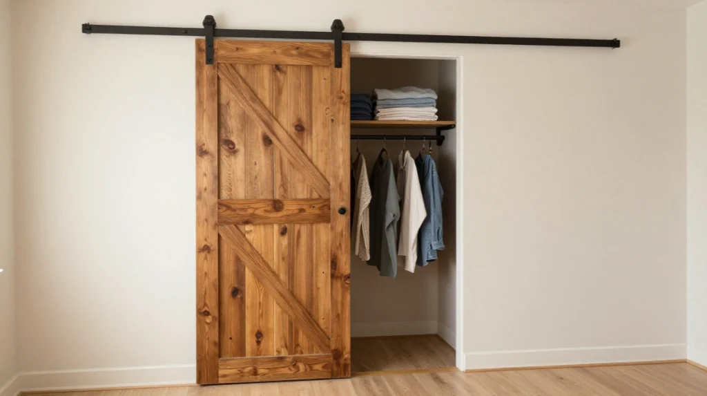 Try Sliding Barn-Style Doors