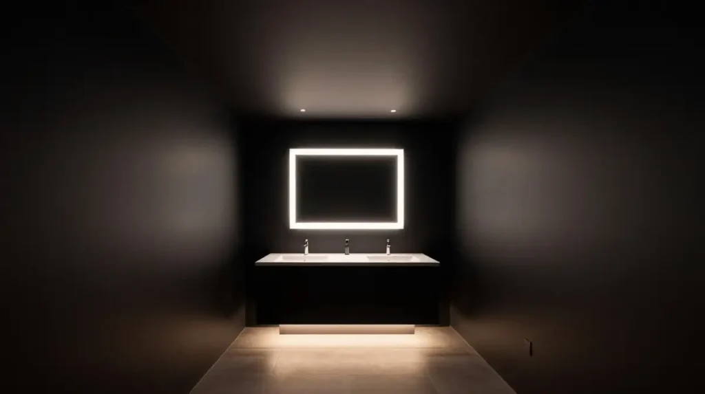 Try a Dark Bathroom Ceiling for Full Immersion