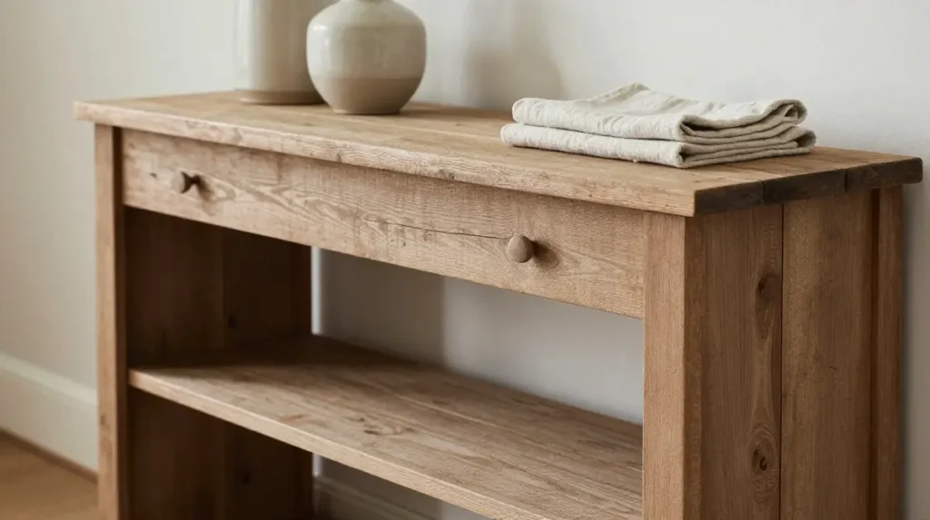 Try a Reclaimed Wood Feature Piece