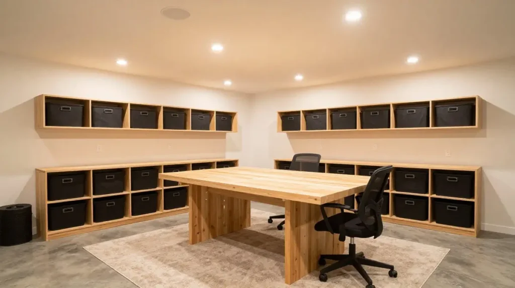 Turn a Basement into a Creative Retreat