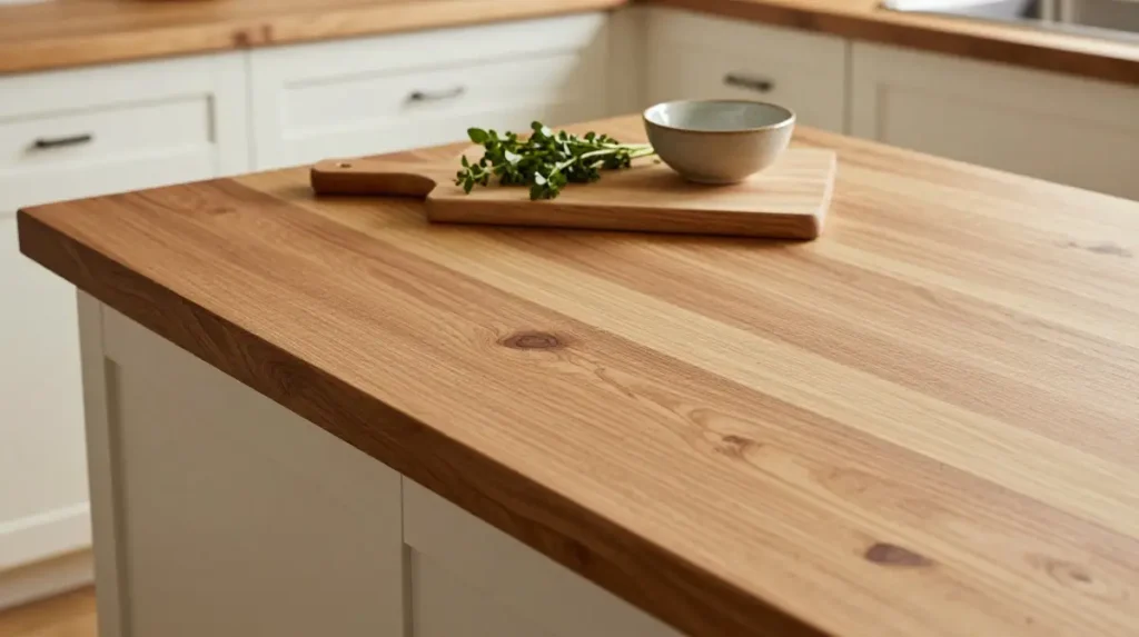 Use Butcher Block Countertops for Warmth and Function