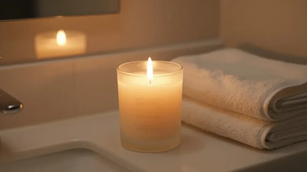 Use Scented Candles for a Spa Feel