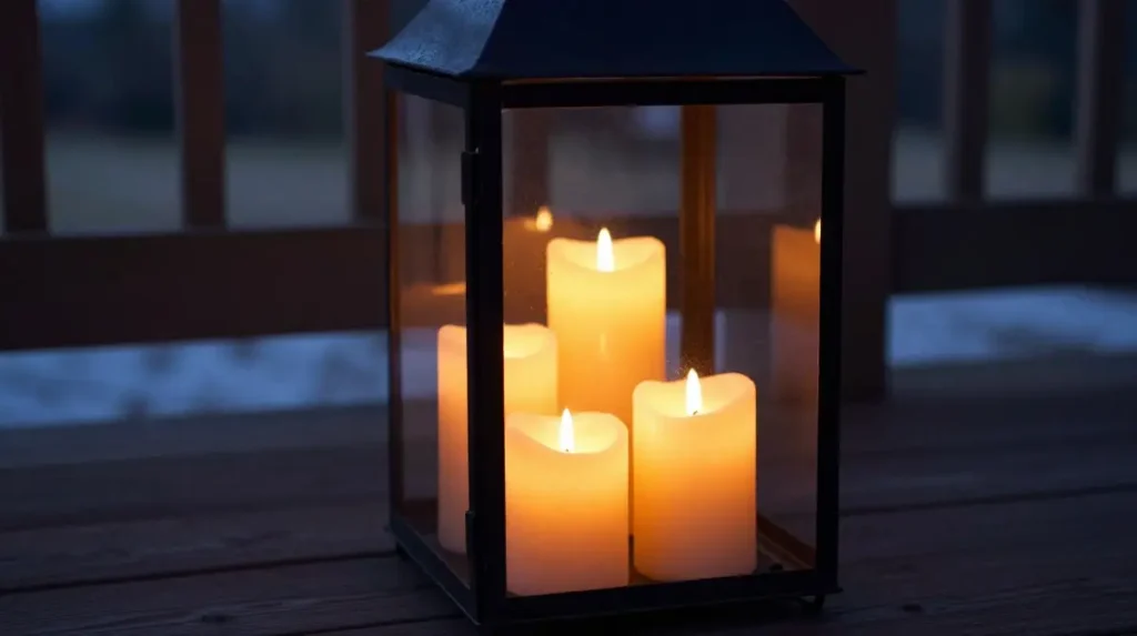 Using Outdoor Candles and Flameless Alternatives