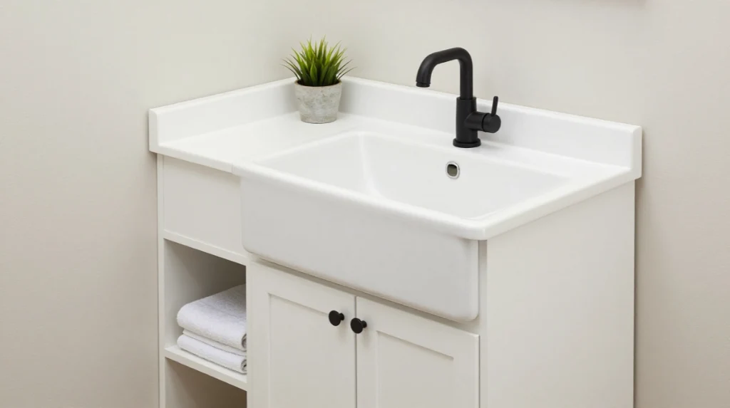 Utility Sink in the Mudroom