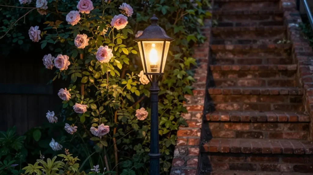 Vintage Style Lantern Posts for Cottage Gardens