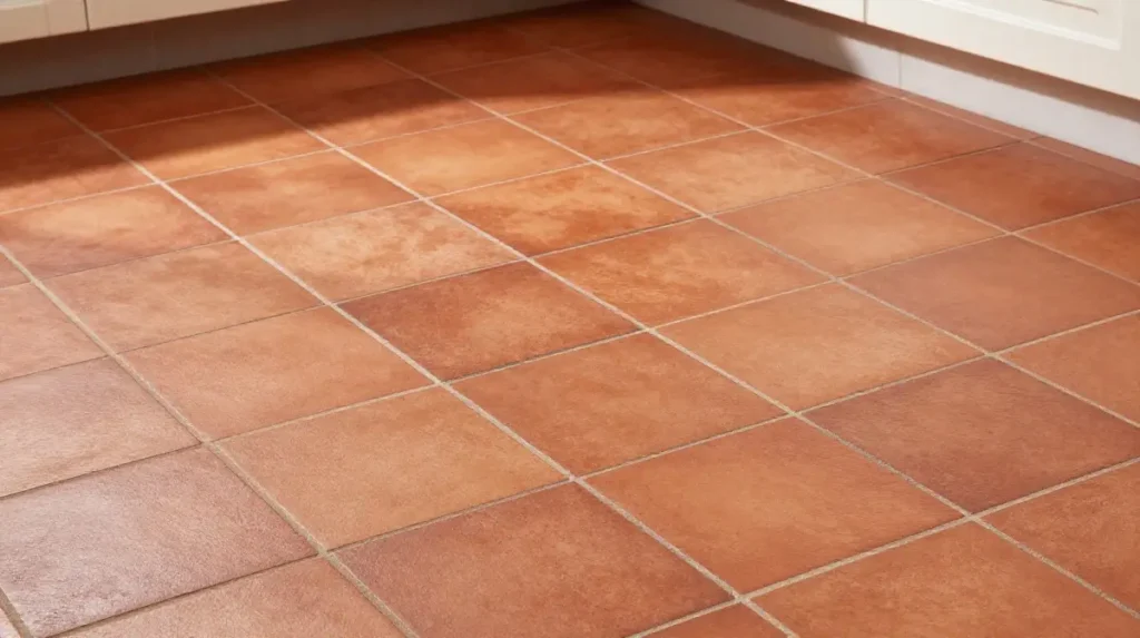 Warm Terracotta Tile Flooring