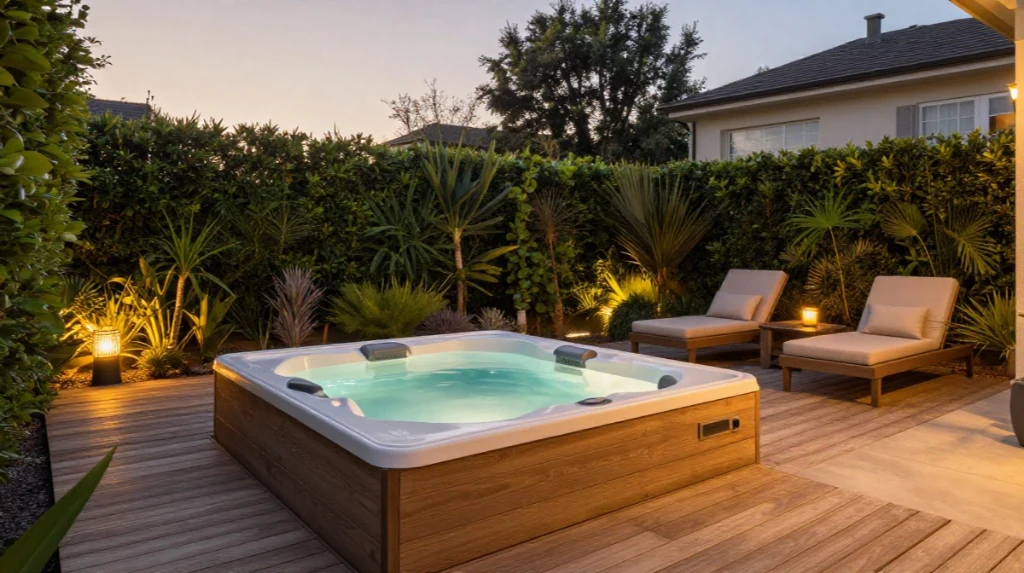 22 Outdoor Jacuzzi Design Ideas for Luxury Backyard Spaces