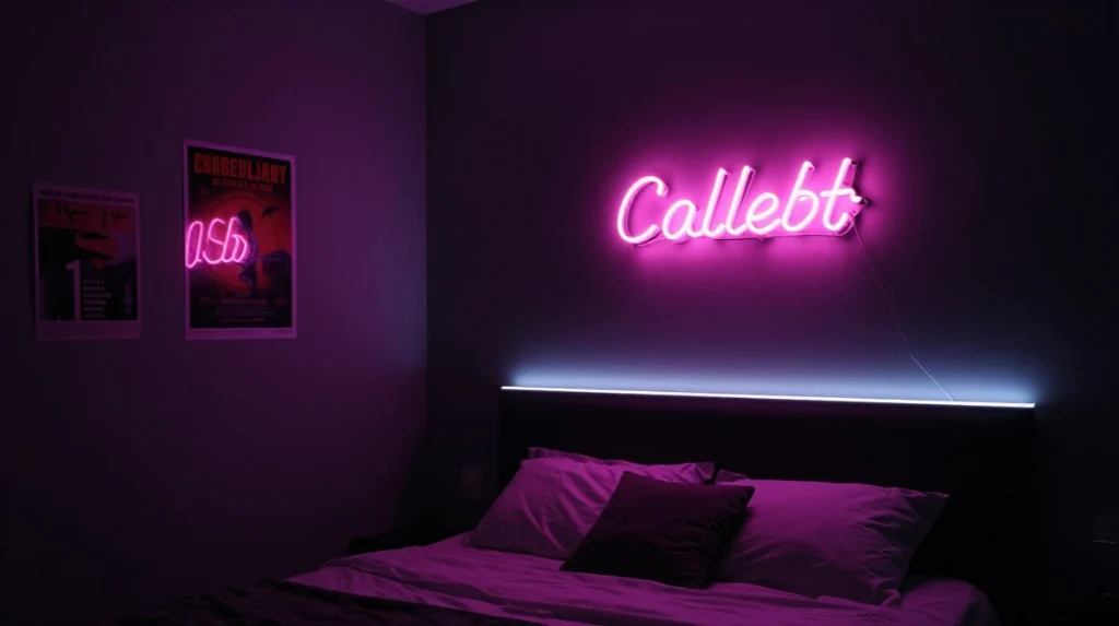 Add Neon Sign Bedroom Lighting