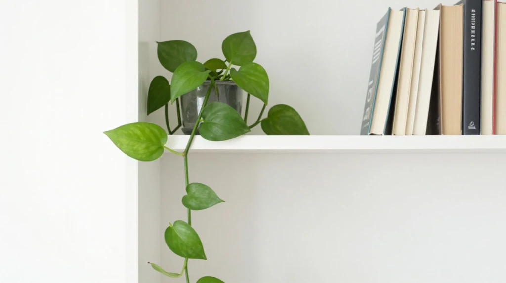 Add Plants to Bring Life to Your Shelves
