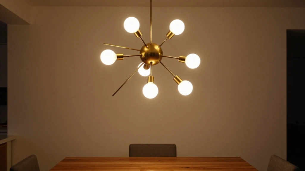 Add a Statement Sputnik or Nelson Pendant Light