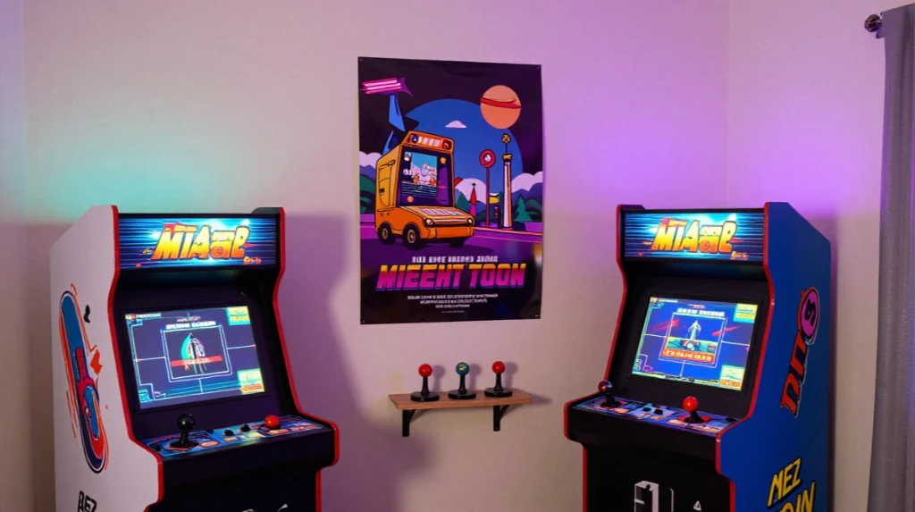 Add an Arcade Game Room Decor Touch