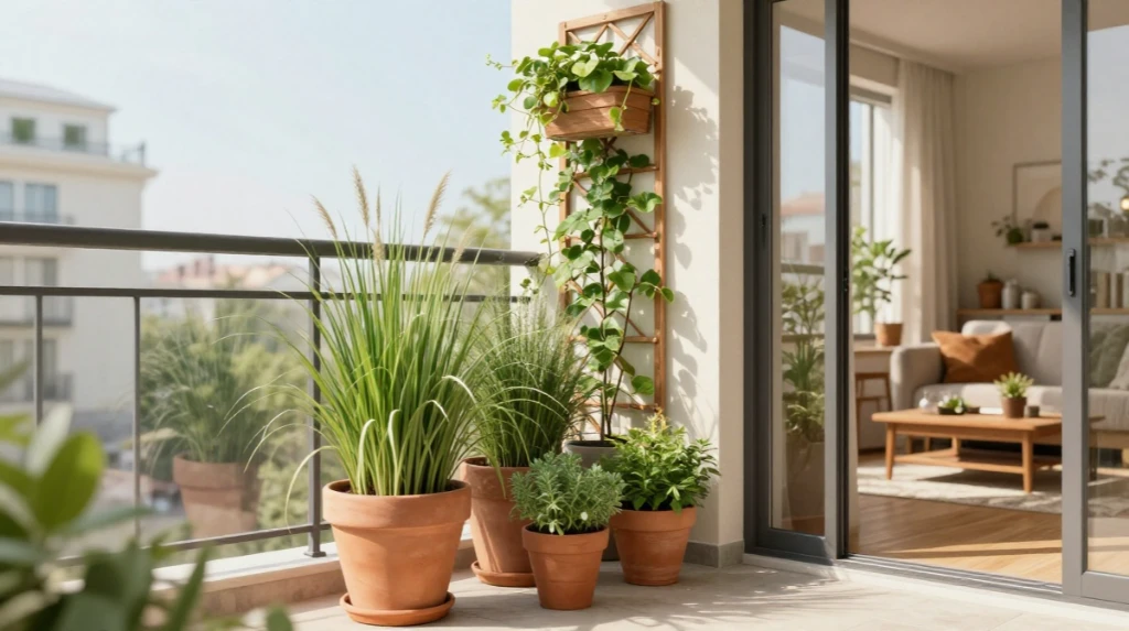 Balcony Plant Design for Outdoor-Linked Living