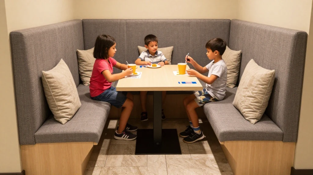 Banquette Seating for Families