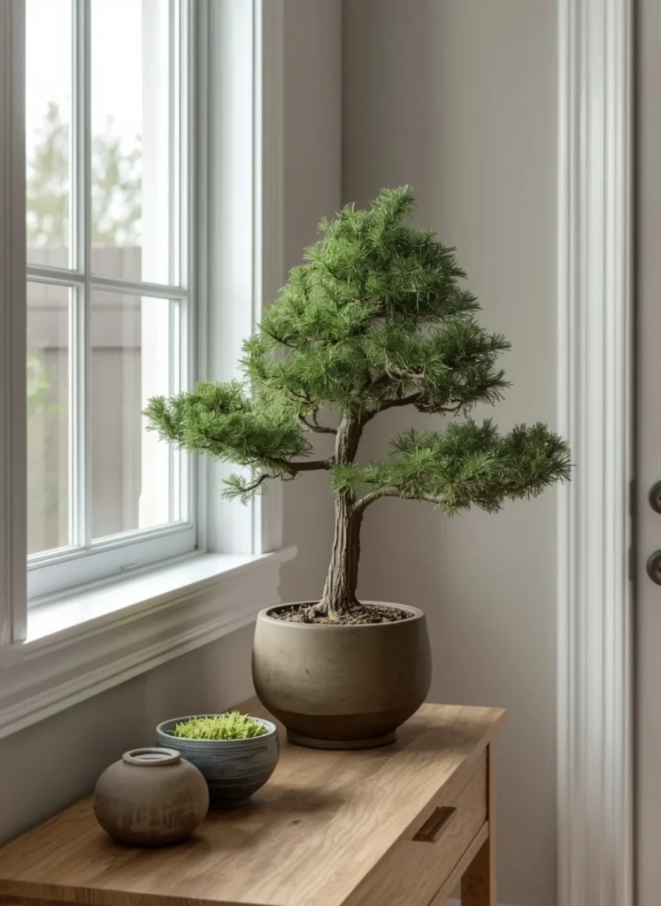 Bonsai and Entryway Plant Styling