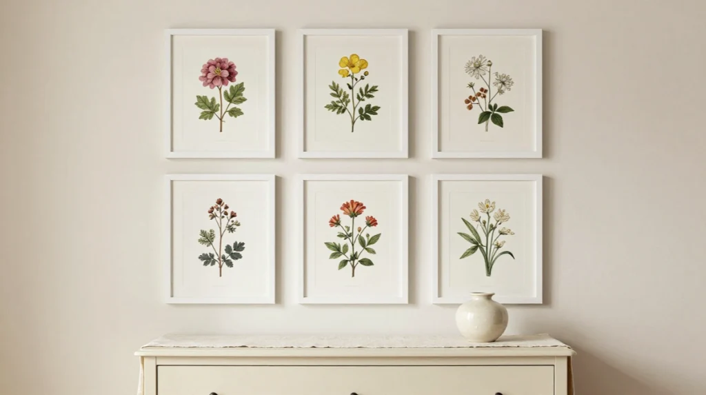 Botanical Prints and Framed Nursery Art