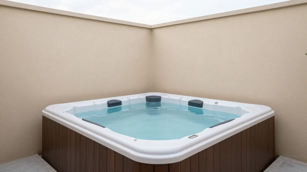 Courtyard Style Enclosed Jacuzzi