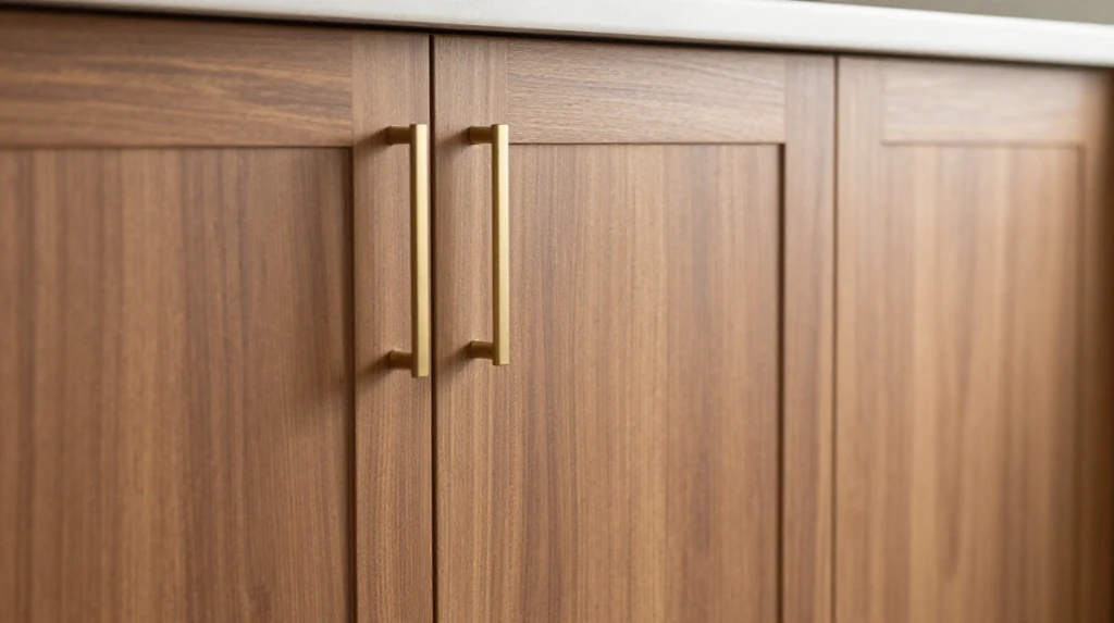 Flat-Front Cabinets for a Clean Look