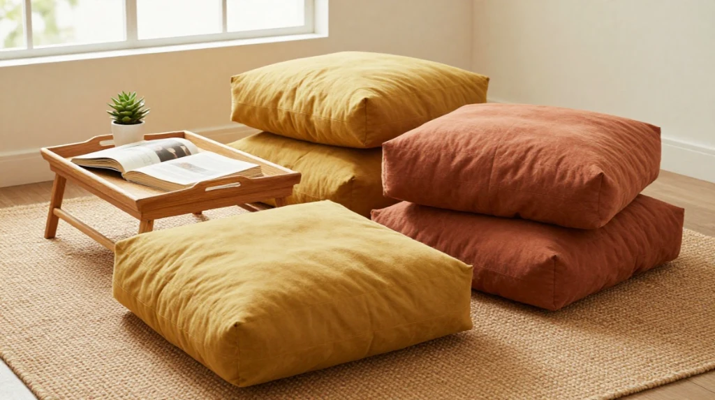 Floor Cushion Reading Area