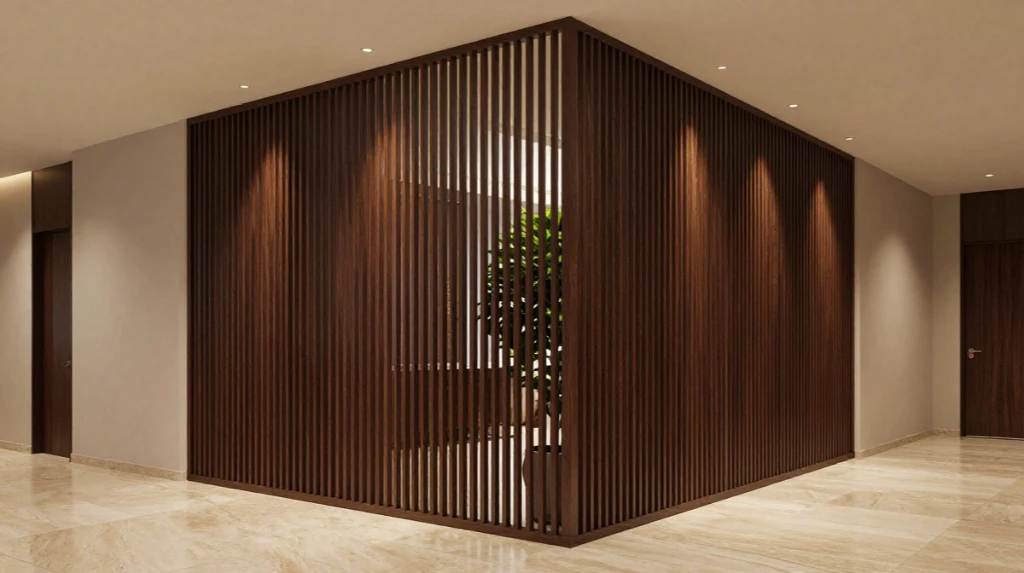 Floor-to-Ceiling Divider for a Bold Statement