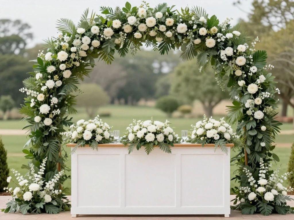Floral Arch Bar Design