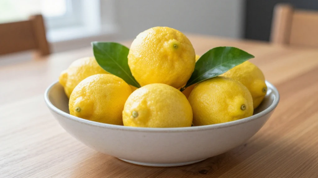 Fresh Lemon Bowl Centerpiece