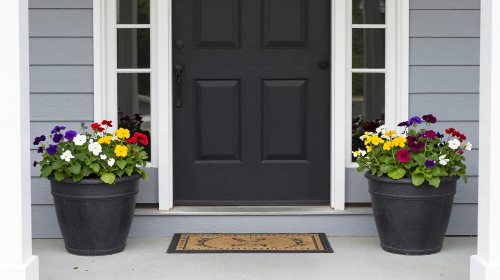 Front Porch Flower Pot Design Basics