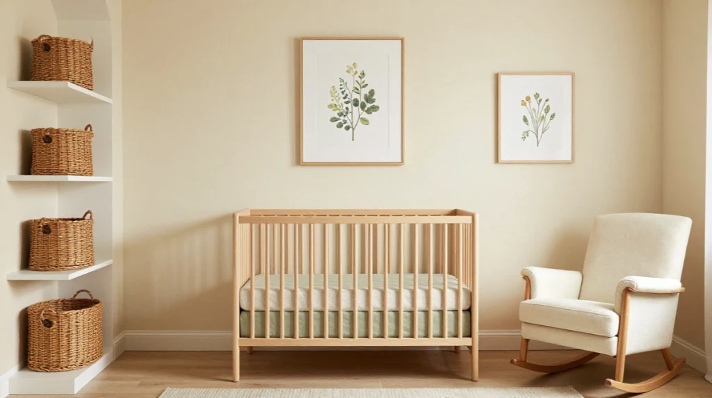 Gender Neutral French Nursery Design