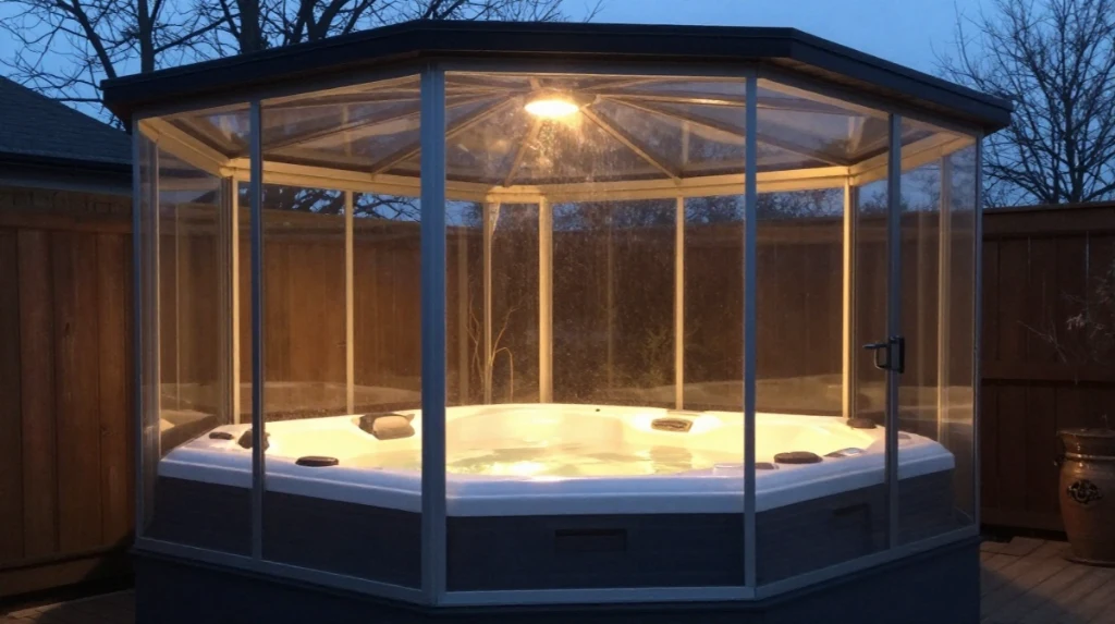 Glass Enclosure for Year-Round Use