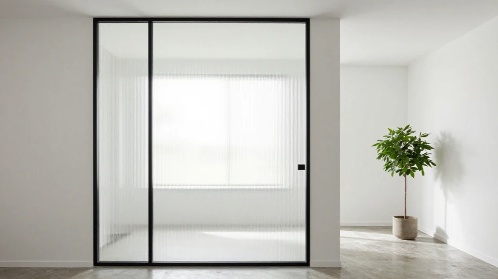 Glass Panel as an Entryway Divider