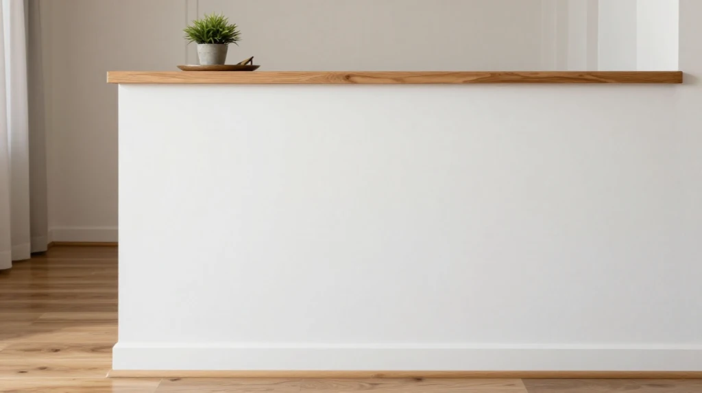 Half Wall Entryway Design