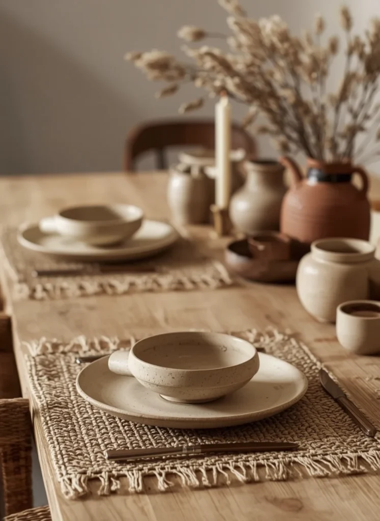 Handcrafted Dining Decor