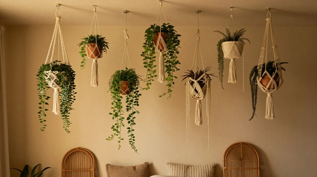 Hanging Plants for Low-Ceiling Rooms