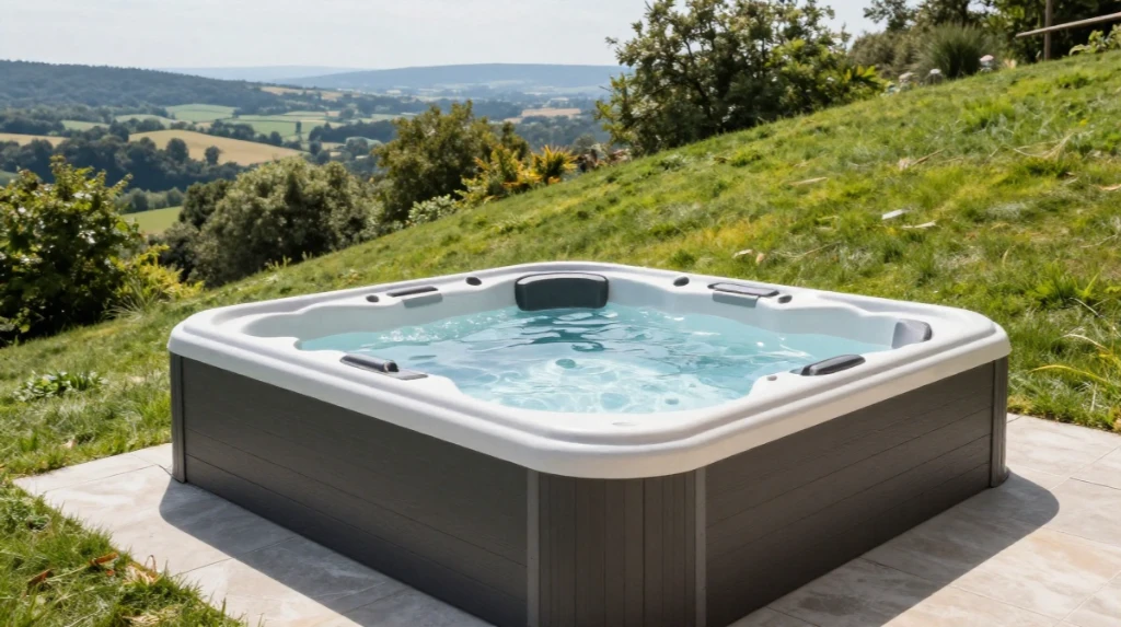 Hillside or Sloped Yard Jacuzzi