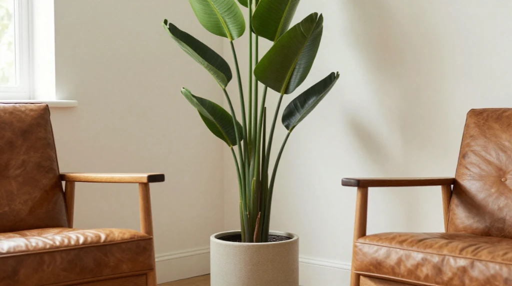 Indoor Plants in Retro Style