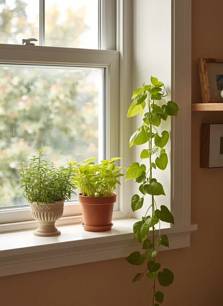 Indoor Plants in the Kitchen