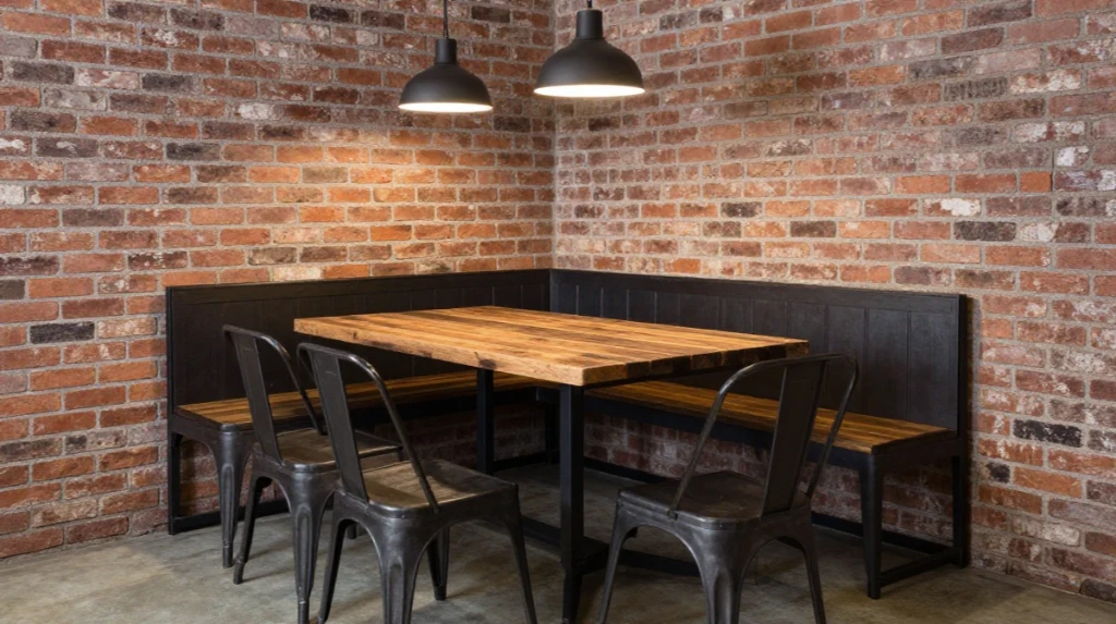 Industrial Dining Nook Design