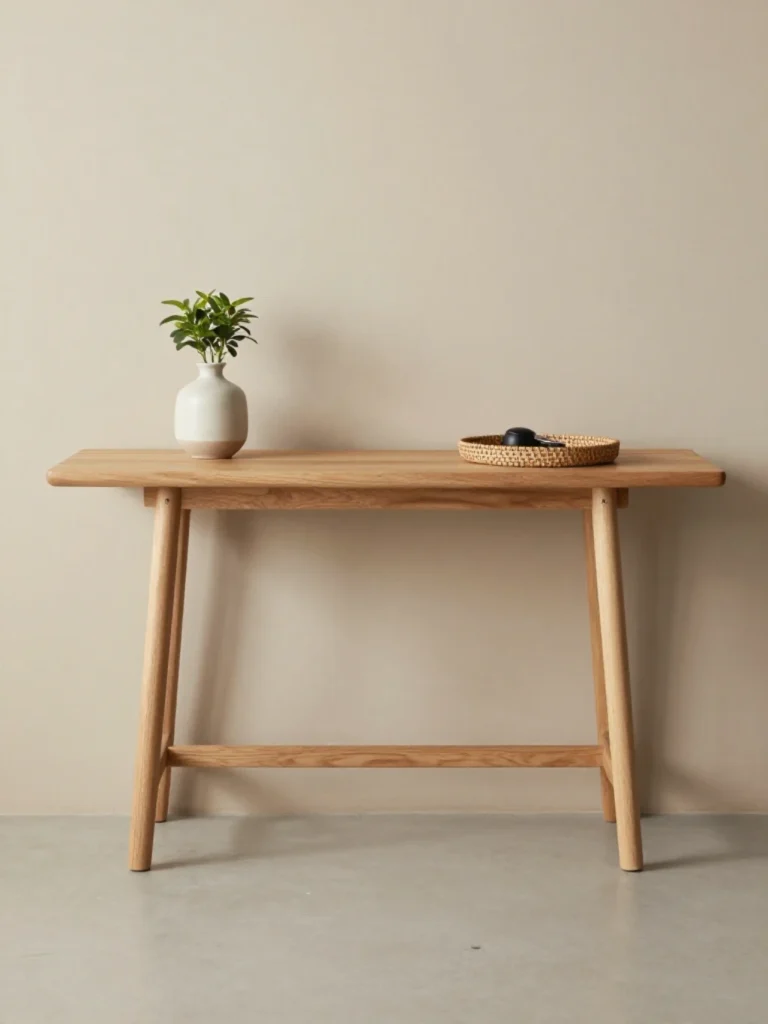 Japandi Console Table Styling