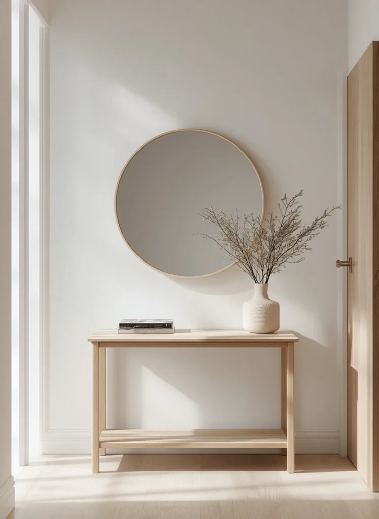 Japandi Mirror Hallway Styling