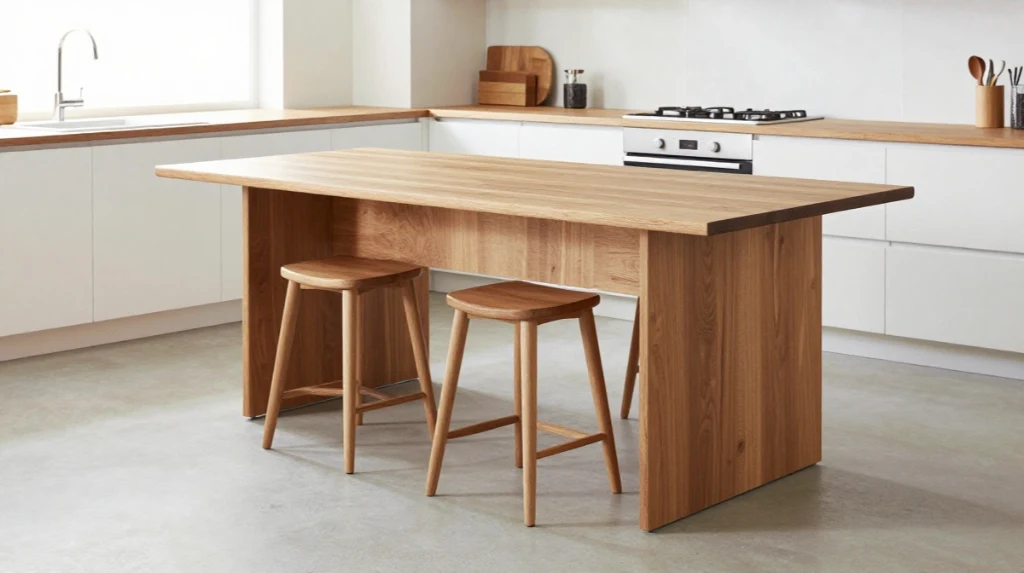 Kitchen Islands with Mid-Century Character