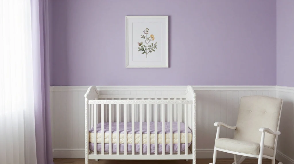 Lavender French Nursery for Soft Color